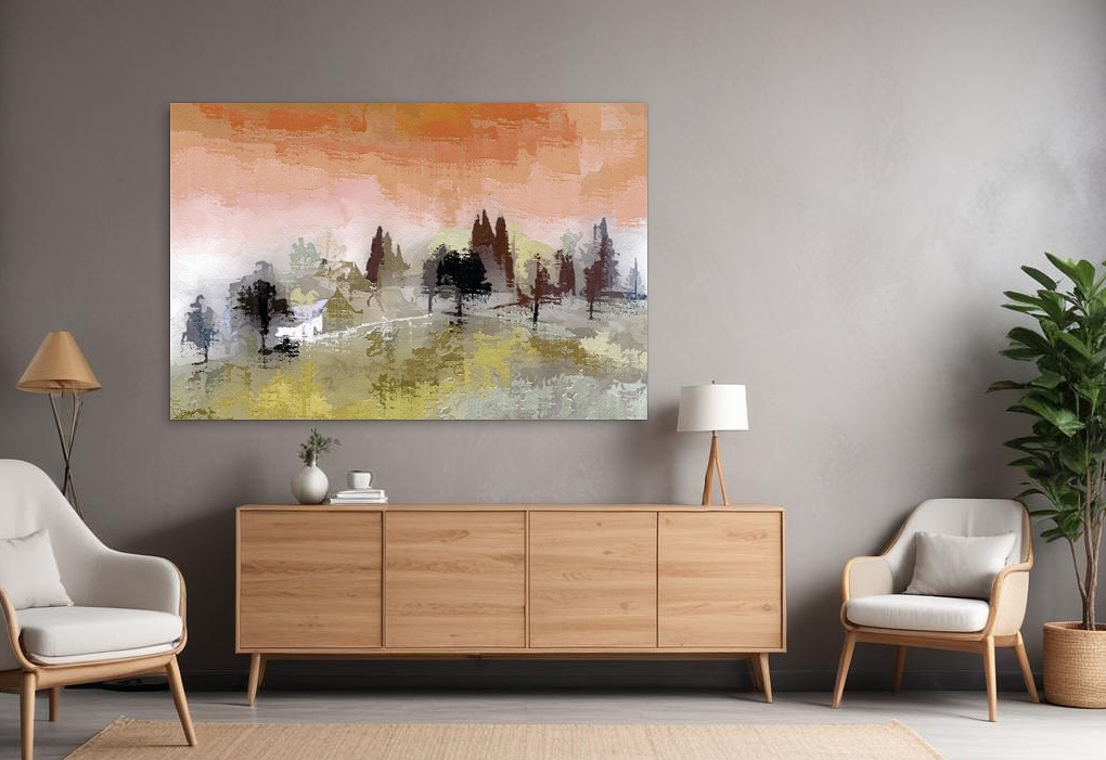 abstract countryside view