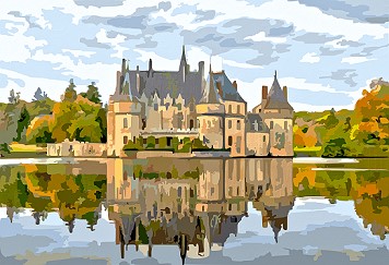 Forest Castle | A castle facing the lake
