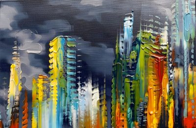 Electric Storm Skyline